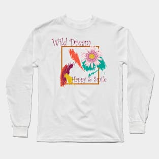 nature Wild Dream Painted sunflower Long Sleeve T-Shirt